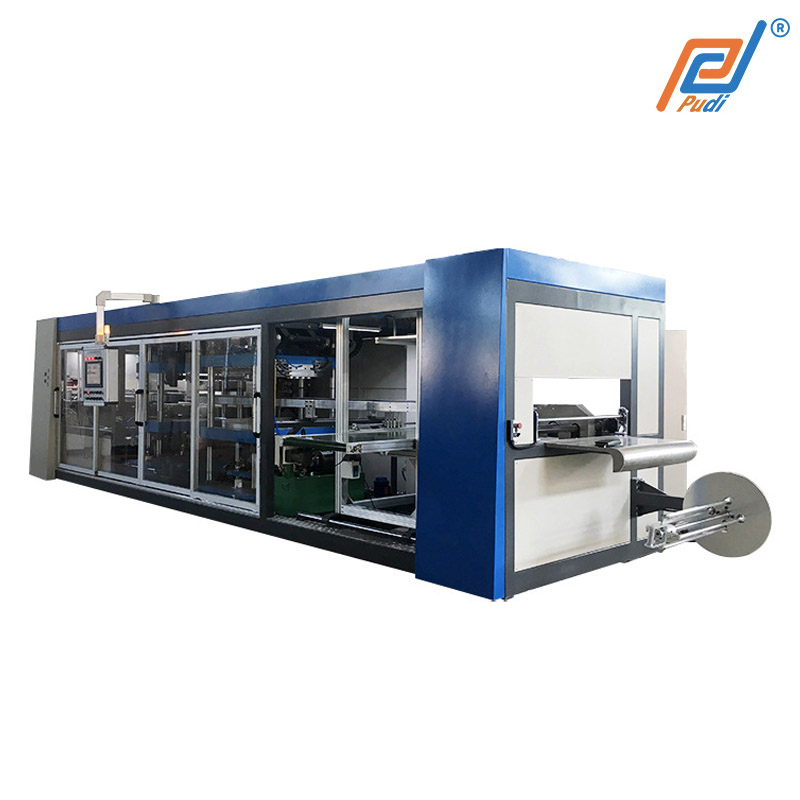 一次性餐盒正負壓吸塑機